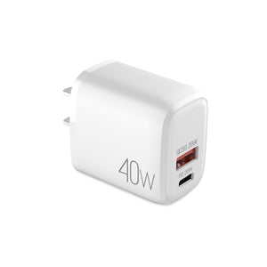 40W PD Type-C + USB Wall Charger