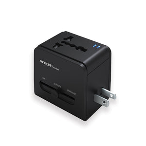 Universal Travel Adapter with PD and USB QC3.0 Ports