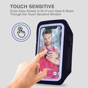 Sport Armband with Touch Sensitive Screen