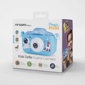 Magic Pix 81 - Kids Selfie Digital Camera, Dual Lens