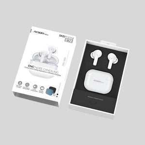 SkeiPods E72 True Wireless Stereo BT Earbuds with AI ENC Noise Canceling