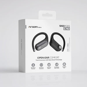 SkeiPods E90 OPEN-EAR TWS Earbuds with AI ENC Noise Canceling