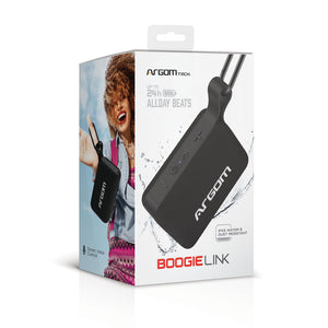 BoogieLink Portable Wireless Speaker with IPX5 Water Resistance