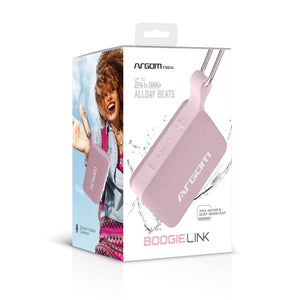 BoogieLink Portable Wireless Speaker with IPX5 Water Resistance