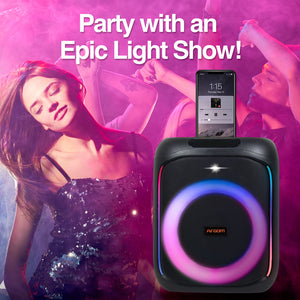 Rave Box 65 Premium Wireless BT Speaker with LED Light Show