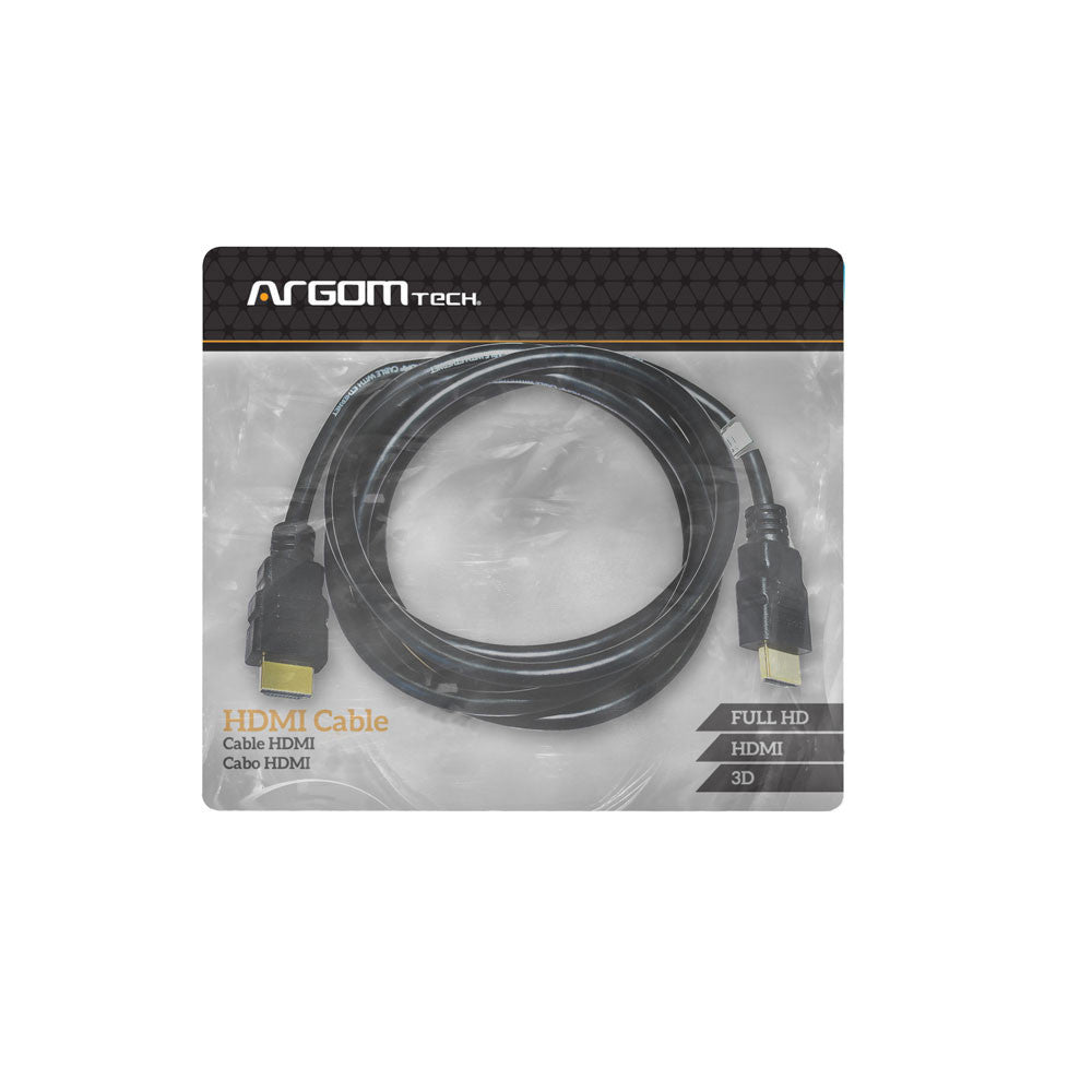 ADAPTADOR ARGOM Mini HDMI a HDMI M/F-15cm/ ARG-CB-0052/ (400737)