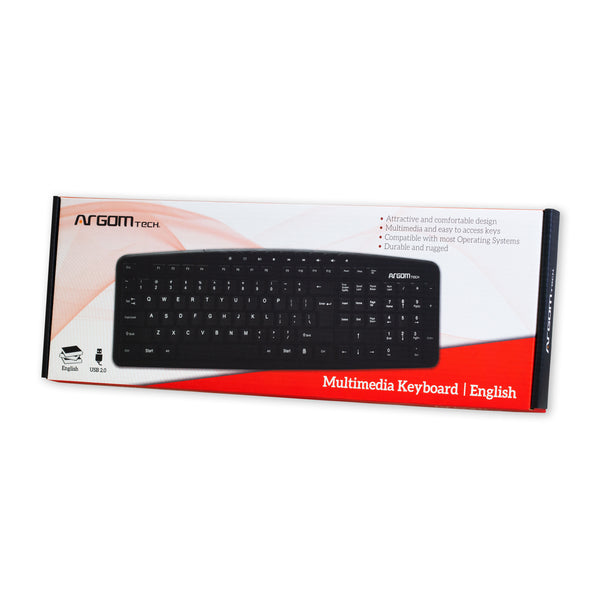 Multimedia Spanish Keyboard USB - www.argomtech.com