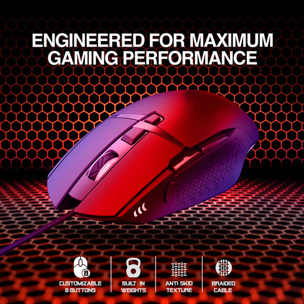 Combat Gaming Wired USB Mouse MS46 - www.argomtech.com